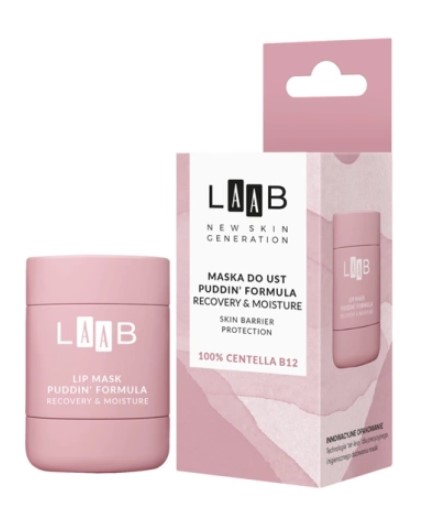 LAAB Maska do Ust Puddin' Formula Recovery & Moisture