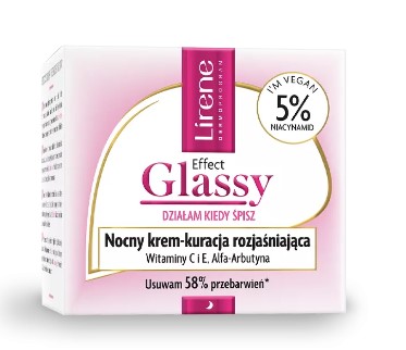 Effect Glassy Nocny Krem-Kuracja Rozjaśniająca