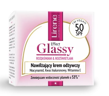 Effect Glassy Nawilżający Krem Odżywczy SPF50