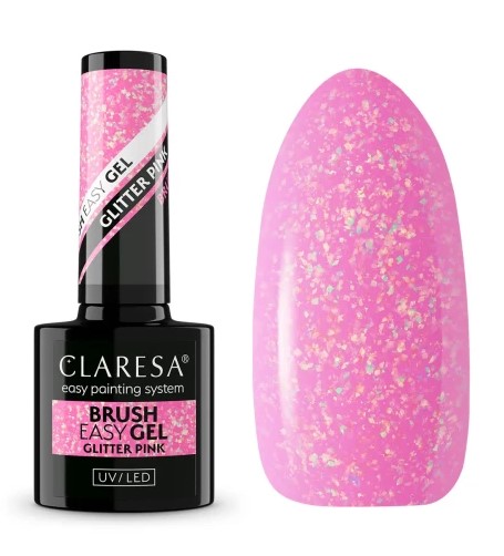 Brush Easy Gel Żel do Paznokci Glitter Pink