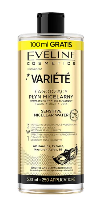 Eveline Variete Łagodzący Płyn Micelarny