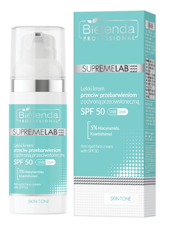 SupremeLAB Lekki Krem Przeciw Przebarwieniom z SPF50