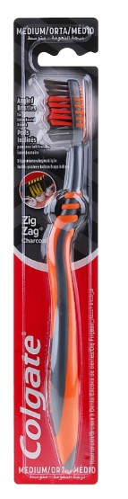 Zig Zag Szczoteczka do Mycia Zębów Medium Black