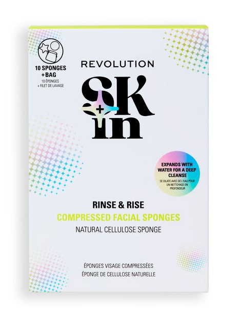 Revolution Skin Rinse & Rise Gąbki do Mycia Twarzy
