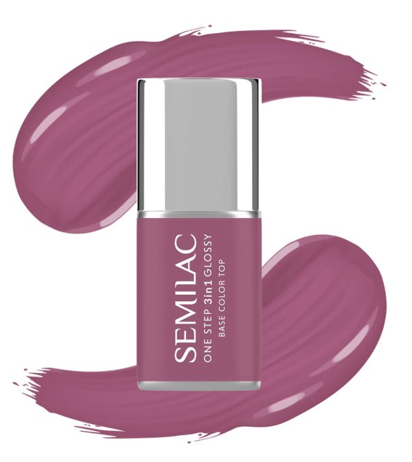 One Step 3w1 Lakier Hybrydowy S205 Purple Beige
