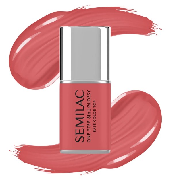 One Step 3w1 Lakier Hybrydowy S690 Coral Pink