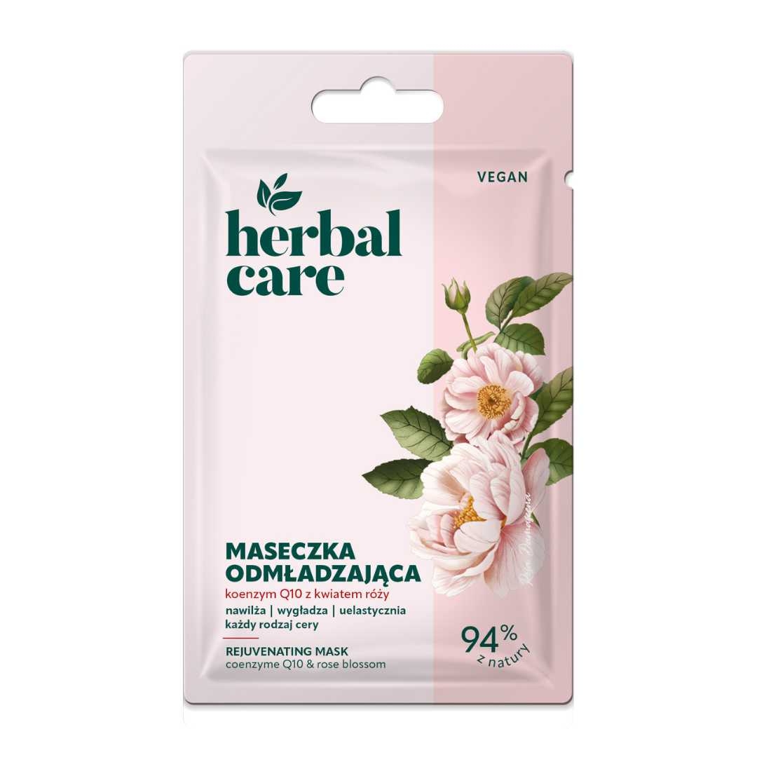 Herbal Care Maseczka Odmładzająca Koenym Q10 z Kwiatem Róży
