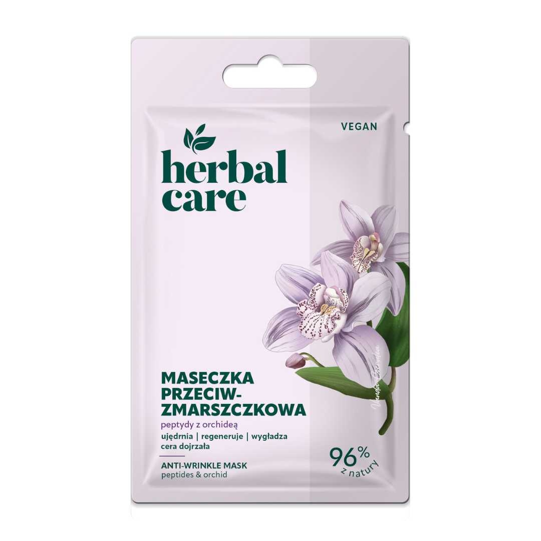 Herbal Care Maseczka Przeciwzmarszczkowa Peptydy z Orchideą