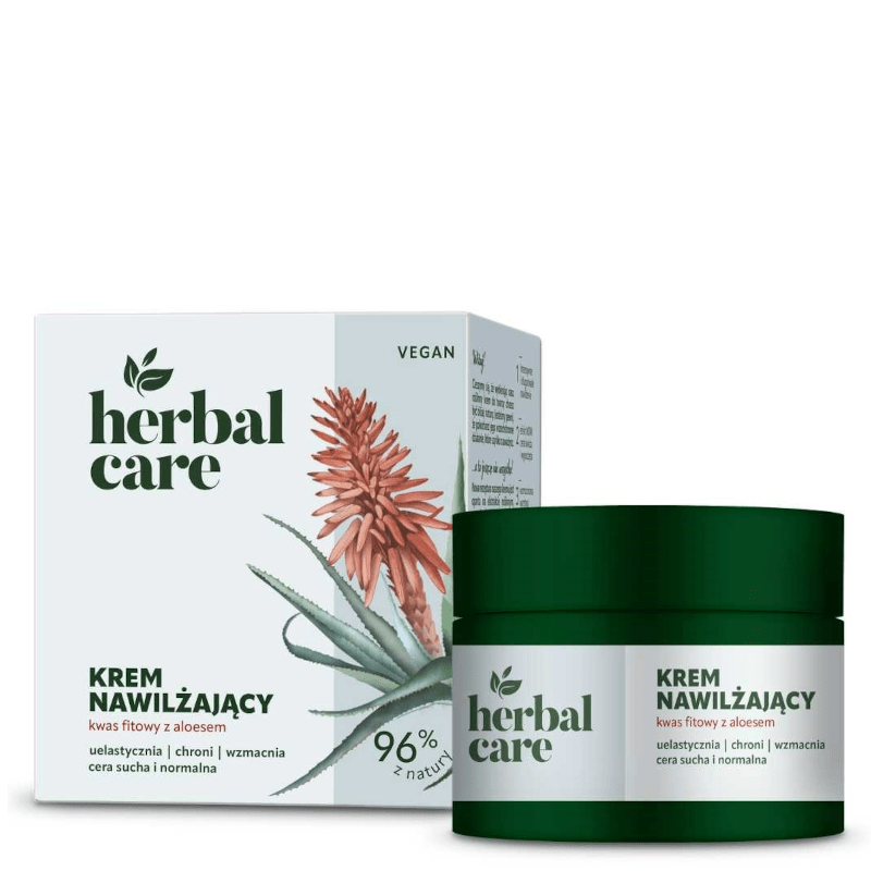 Herbal Care Krem Nawilżający Kwas Fitowy z Aloesem