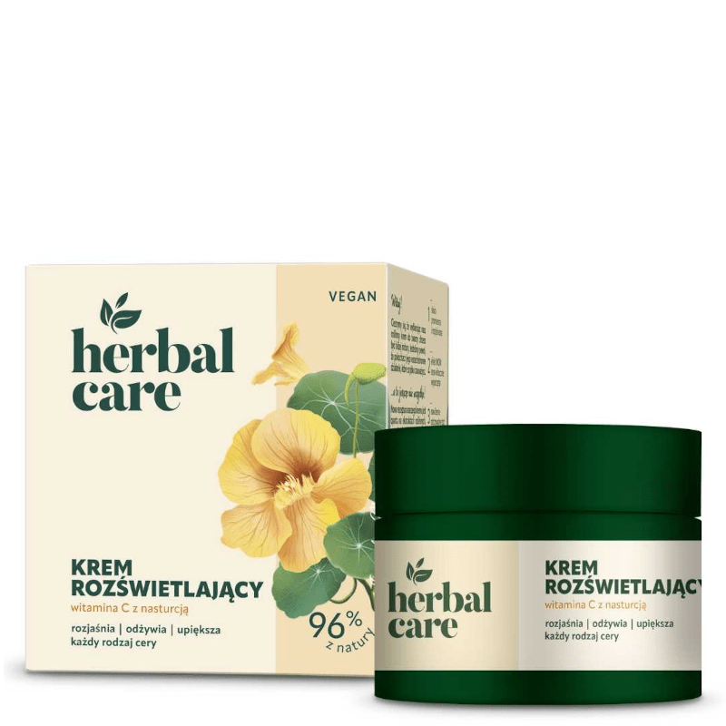Herbal Care Krem Rozświetlający Witamina C z Nasturcją