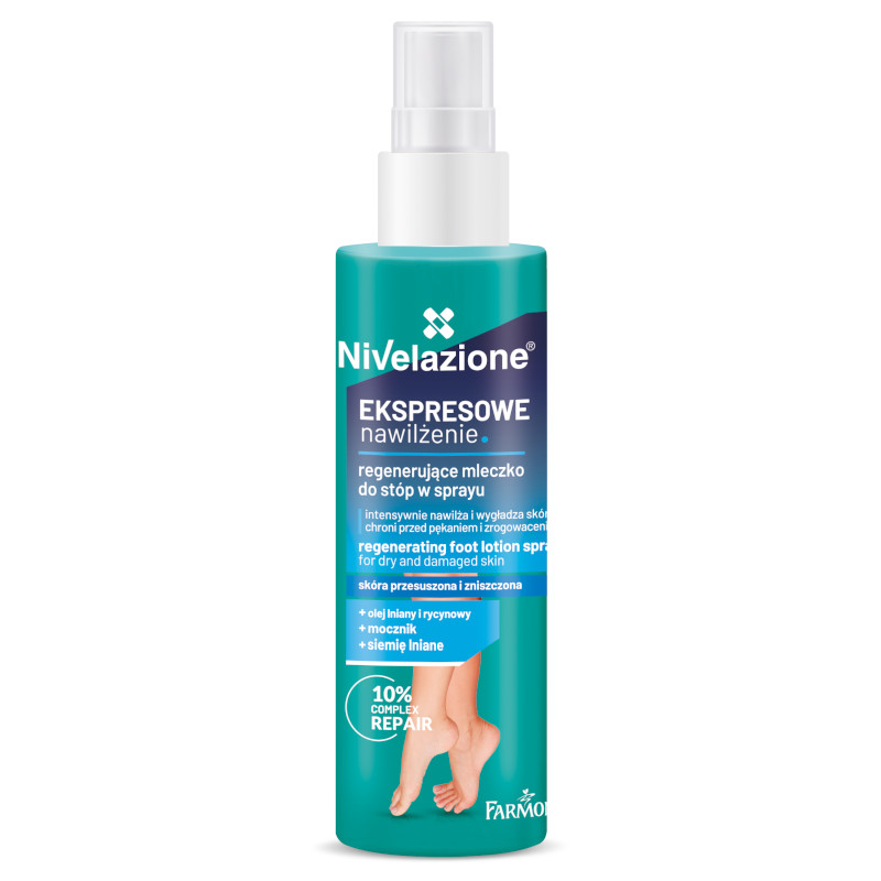 NIVELAZIONE Regenerujące Mleczko do Stóp w Sprayu