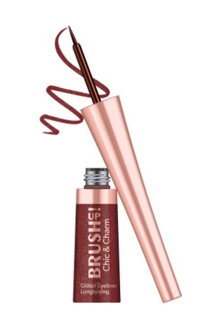 Chic & Charm Eyeliner Brokatowy 02 Brown
