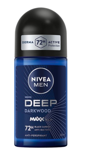 Men Deep Darkwood Antyperspirant Roll-On