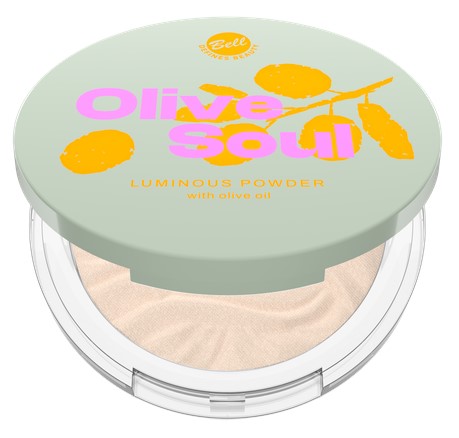 Olive Soul Prasowany Puder Rozświetlający