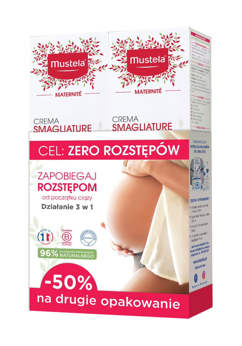 Maternite Krem na Rozstępy Duopak