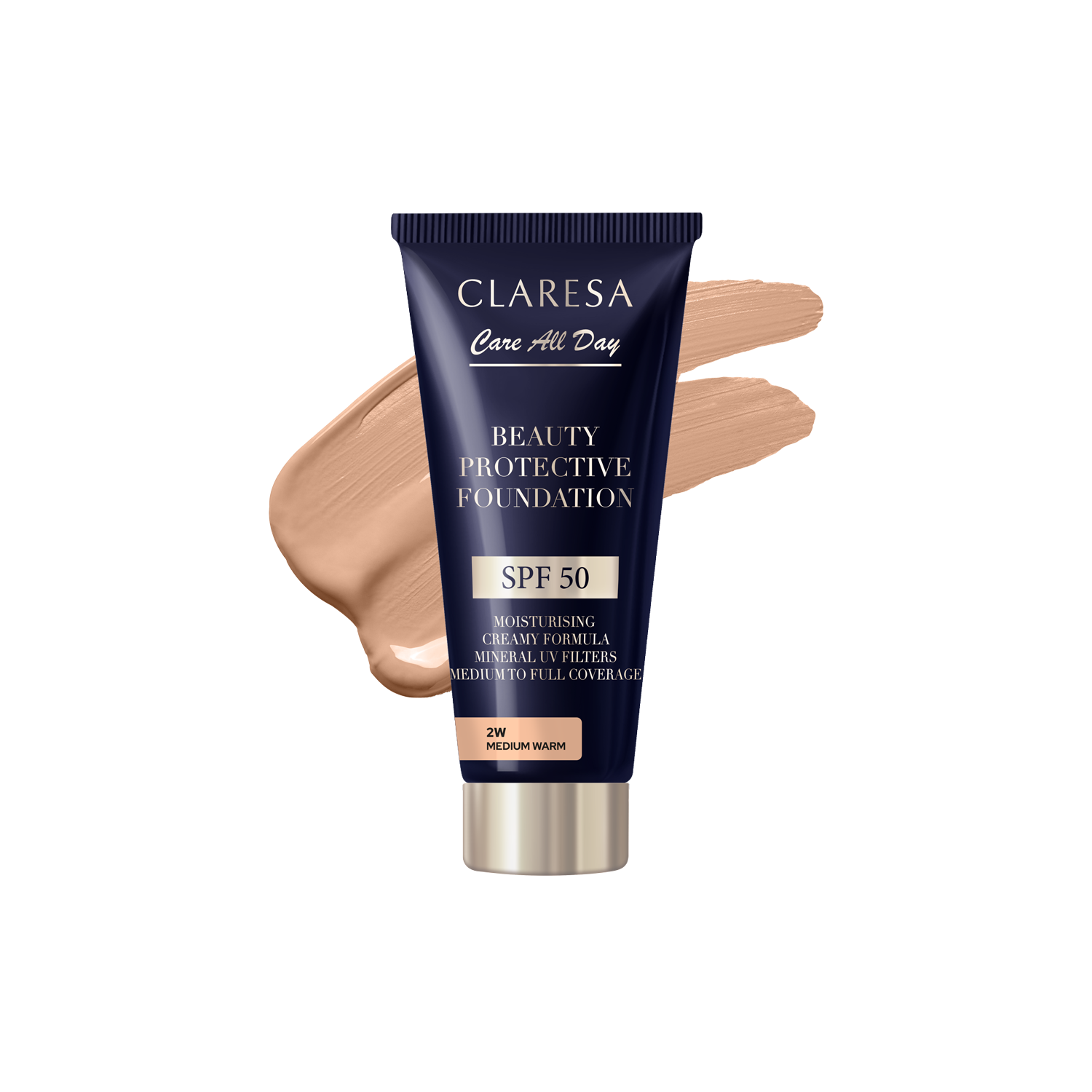 Care All Day Nawilżający Podkład z Filtrem SPF50 2W Warm
