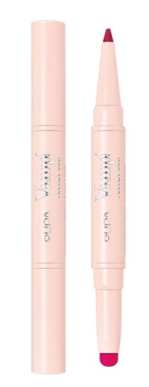 Vamp Creamy Duo Konturówka i Błyszcząca Pomadka do Ust 012 Cherry Red