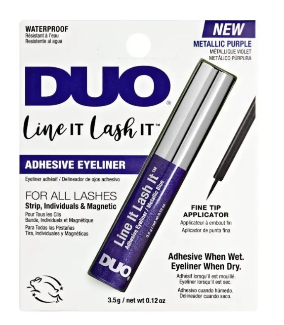 Duo Line It Lash It Eyeliner Klej do Rzęs Metallic Purple
