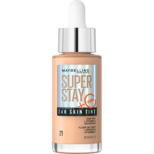 Maybelline Super Stay 24H Skin Tint + Vitamin C serum do ujednolicenia kolorytu skóry 21