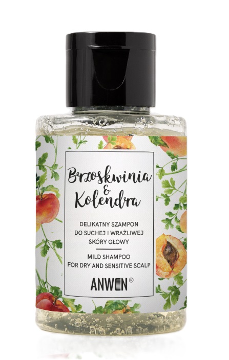 Delikatny Szampon Brzoskwinia i Kolendra