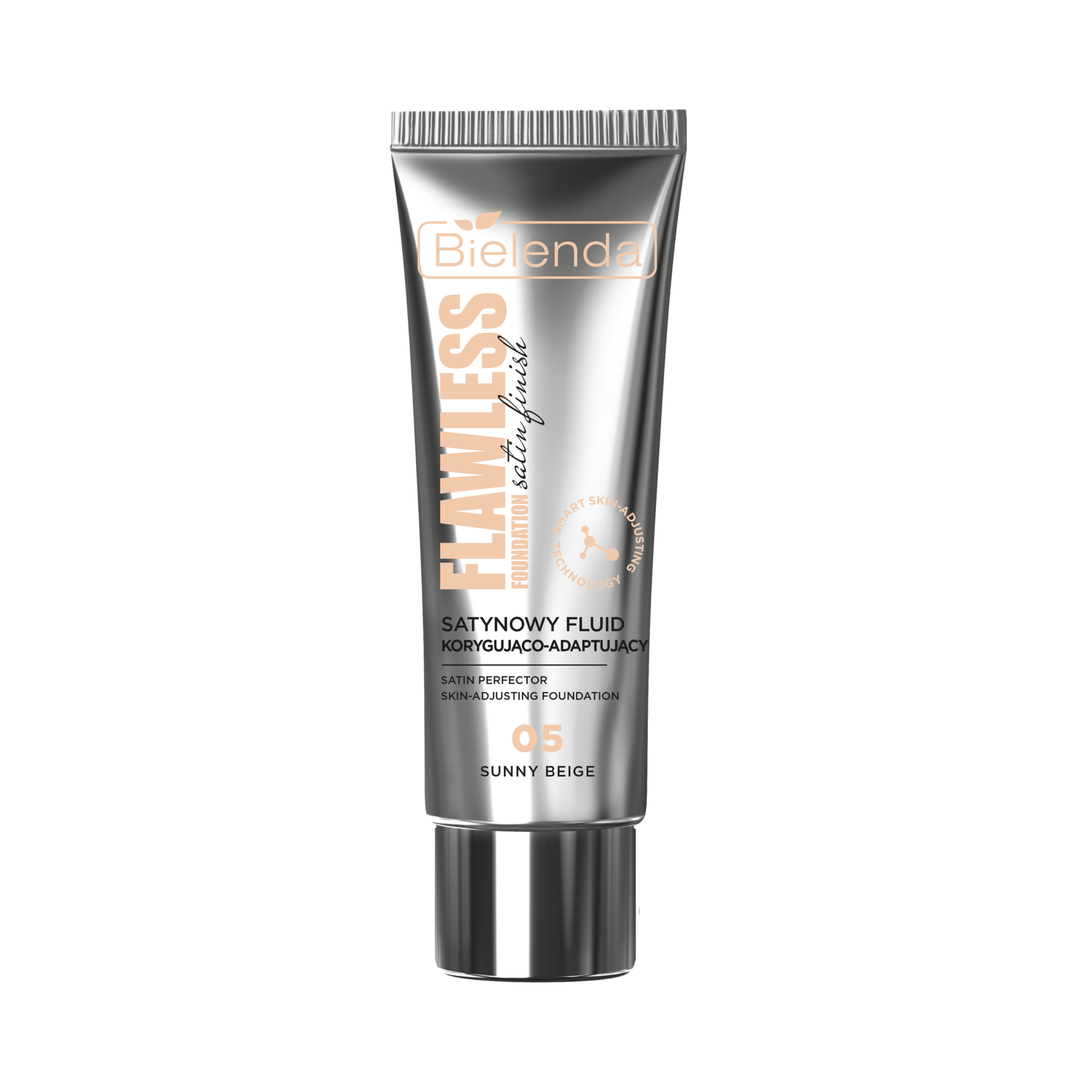 Flawless Foundation Satynowy Fluid Korygująco-Adaptujący 05 Sunny Beige