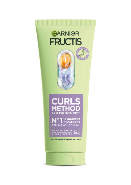 Fructis Curls Method Szampon Wypełniający Włosy Nawilżeniem