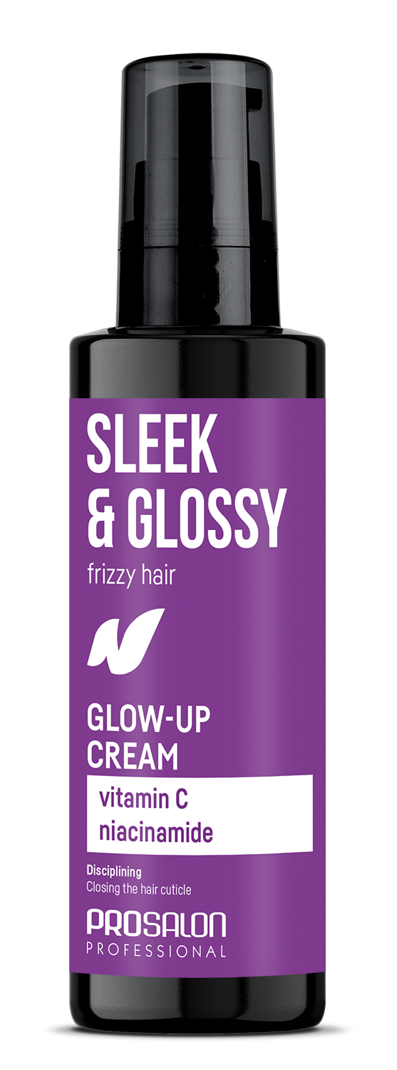 Sleek & Glossy Rozświetlający Krem do Włosów