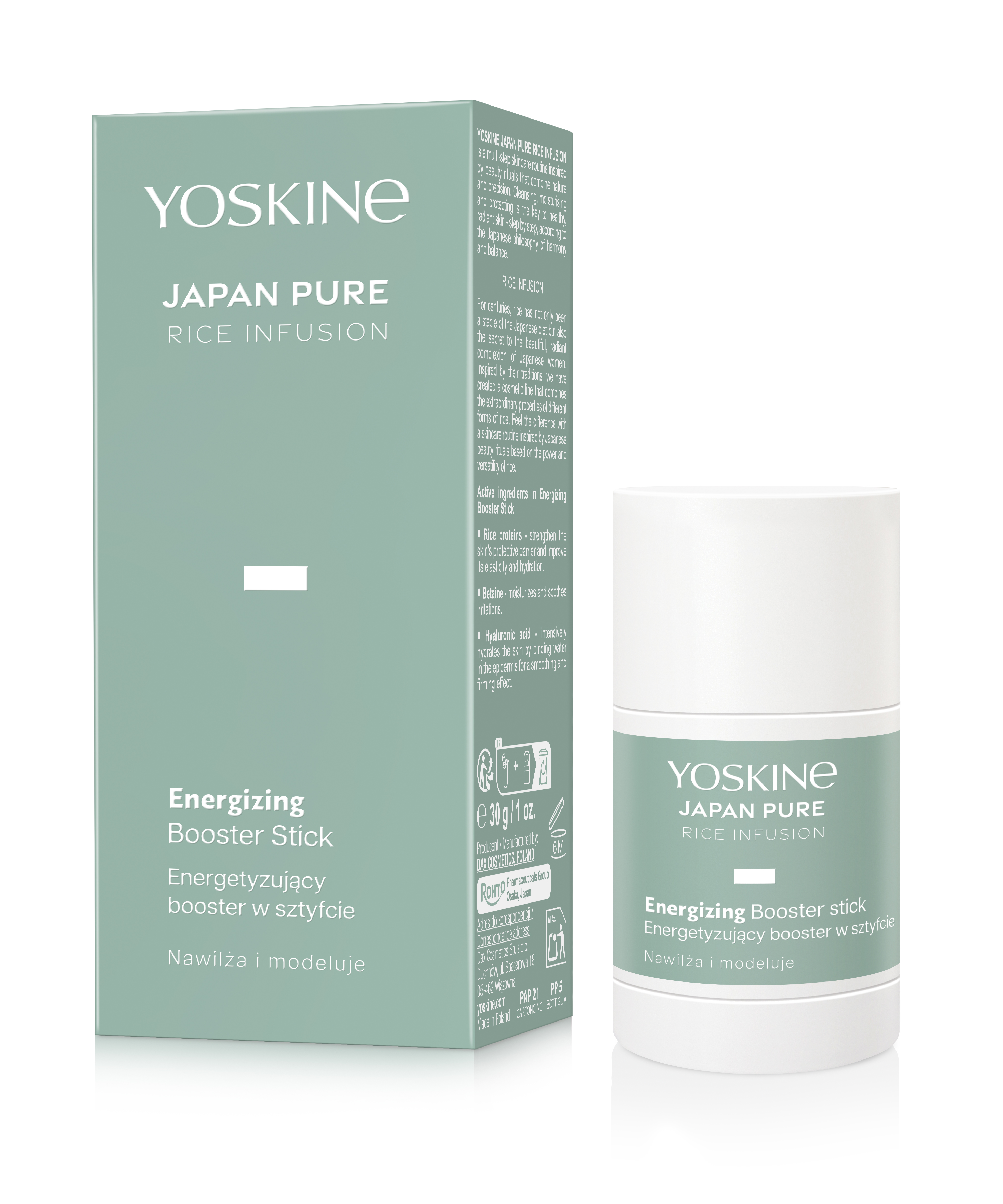 Japan Pure Rice Infusion Energetyzujący Booster w Sztyfcie