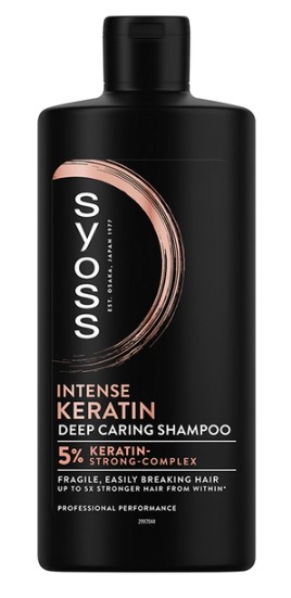 Intense Keratin Szampon do Włosów Osłabionych