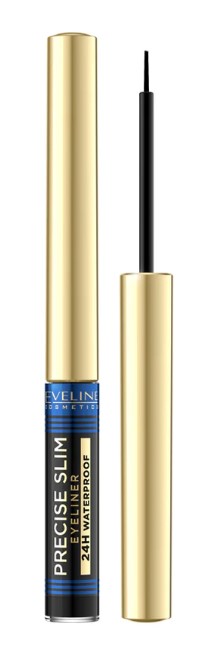 Eveline Precise Slim Wodoodporny Eyeliner Black