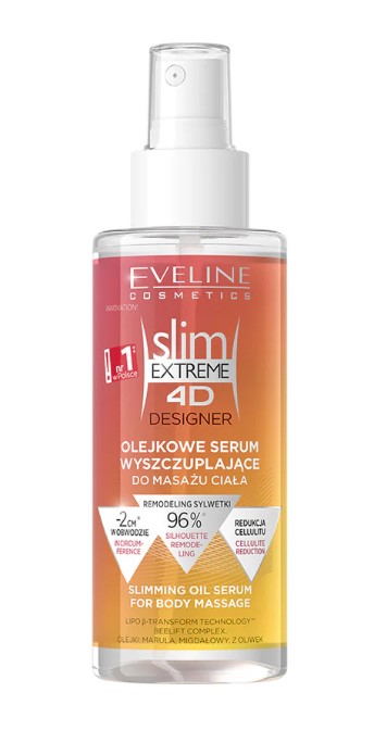 Eveline Slim Extreme 4D Olejkowe Serum Wyszczuplające do Masażu Ciała