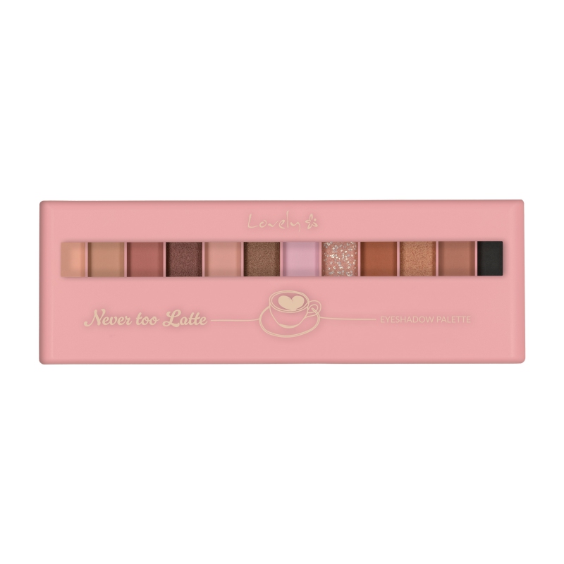 Never Too Latte paleta cieni do powiek