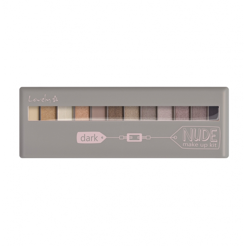 Nude Make Up Kit Dark paleta cieni do powiek