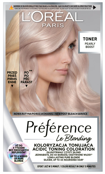 Preference Koloryzacja Tonująca do Włosów Pearly Boost