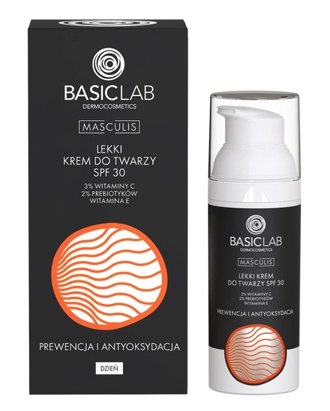 Masculis Lekki Krem do Twarzy SPF30 dla Mężczyzn