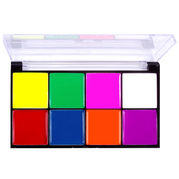 J.Cat Master Class Paleta Farb Do Malowania Twarzy i Ciała 104 Neon