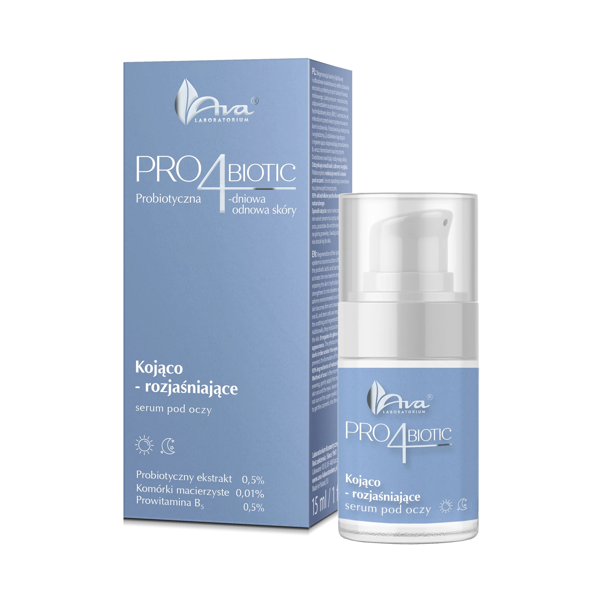 Pro4Biotic kojąco-rozjaśniające serum pod oczy