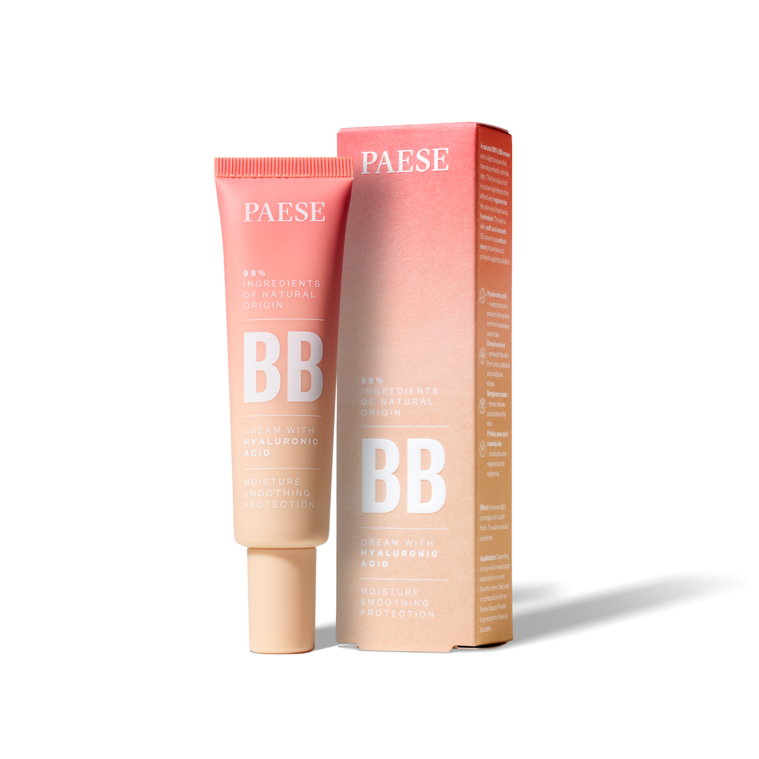BB Cream krem BB z kwasem hialuronowym odcień 2,5 Nude