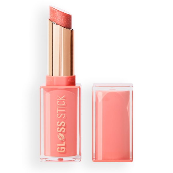 Pout Lip Gloss Stick nawilżająca szminka nabłyszczająca odcień Shimmer Peach Sorbet Nude