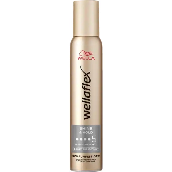 Wellaflex Shine & Hold Pianka do Włosów