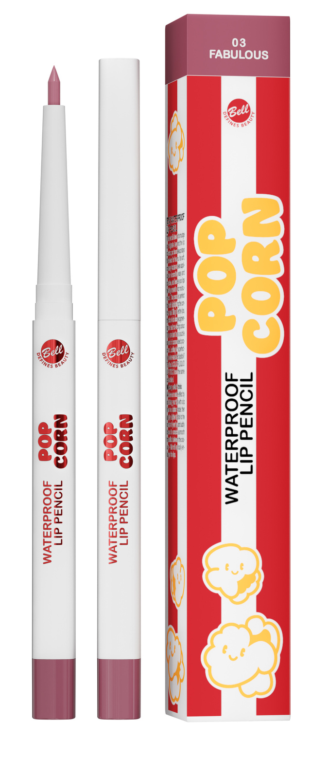Popcorn Wodoodporna Kredka do Ust 03 Fabulous
