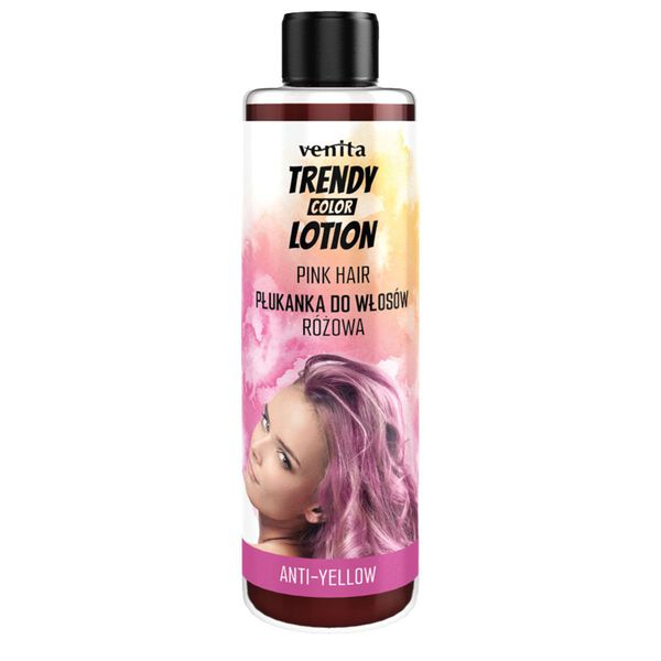 Trendy Color Lotion Płukanka do Włosów Różowa