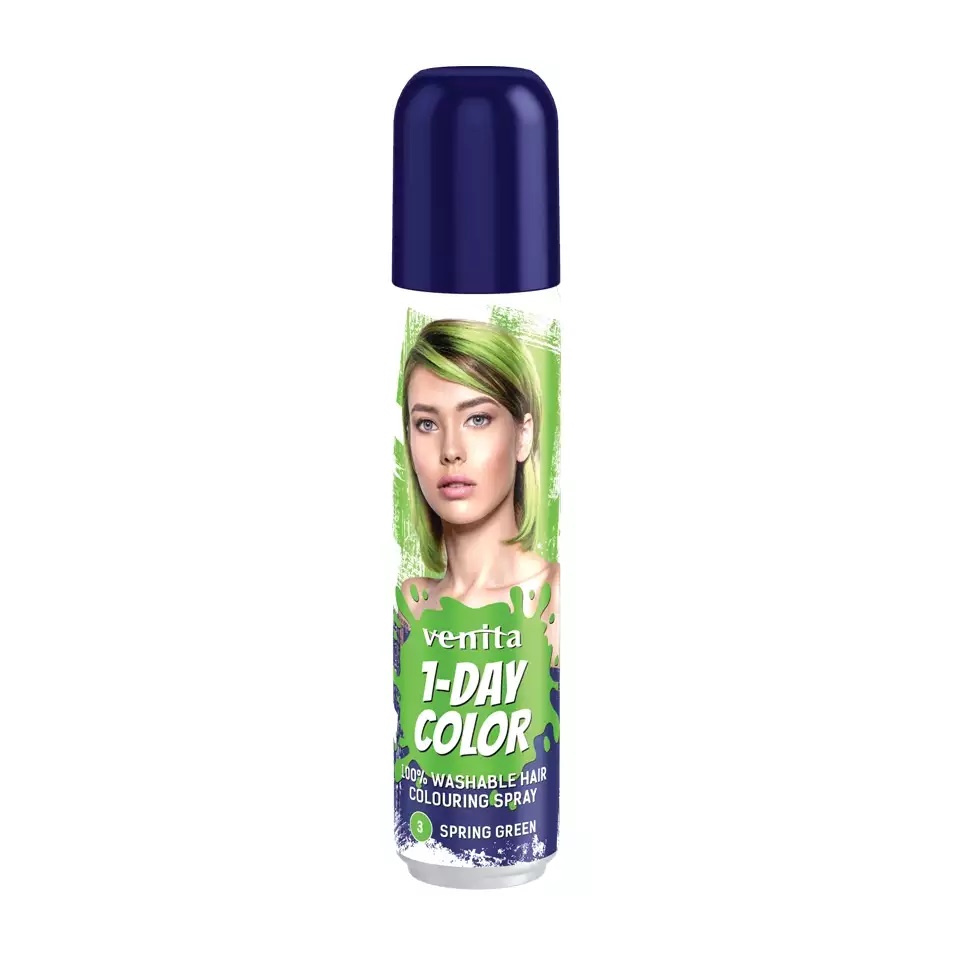 1-Day Color Spray Koloryzujący do Włosów 3 Spring Green