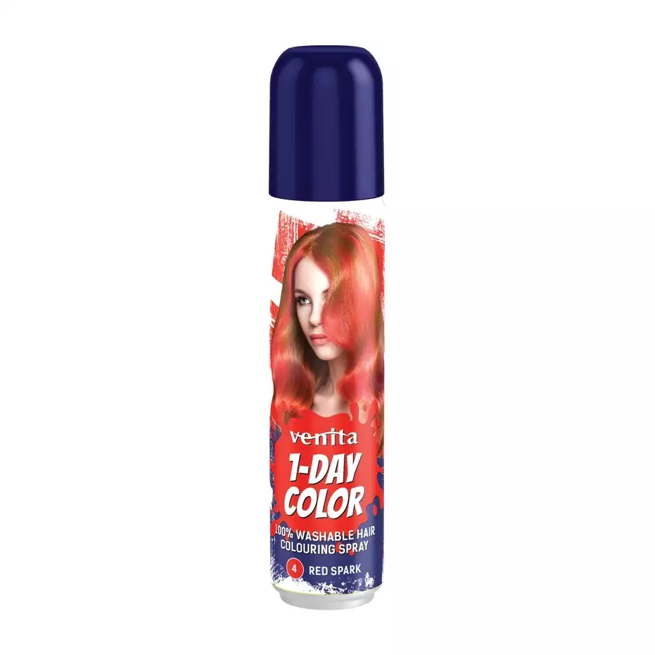 1-Day Color Spray Koloryzujący do Włosów 4 Red Spark