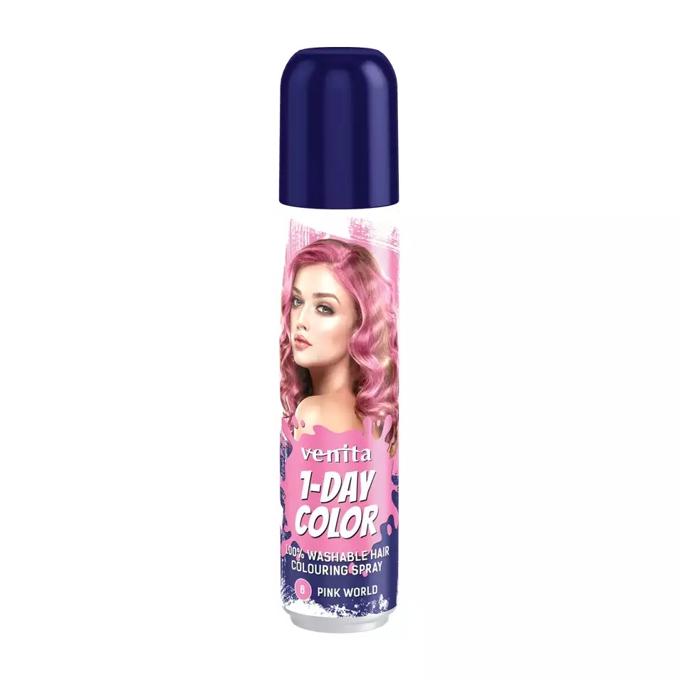1-Day Color Spray Koloryzujący do Włosów 8 Pink World