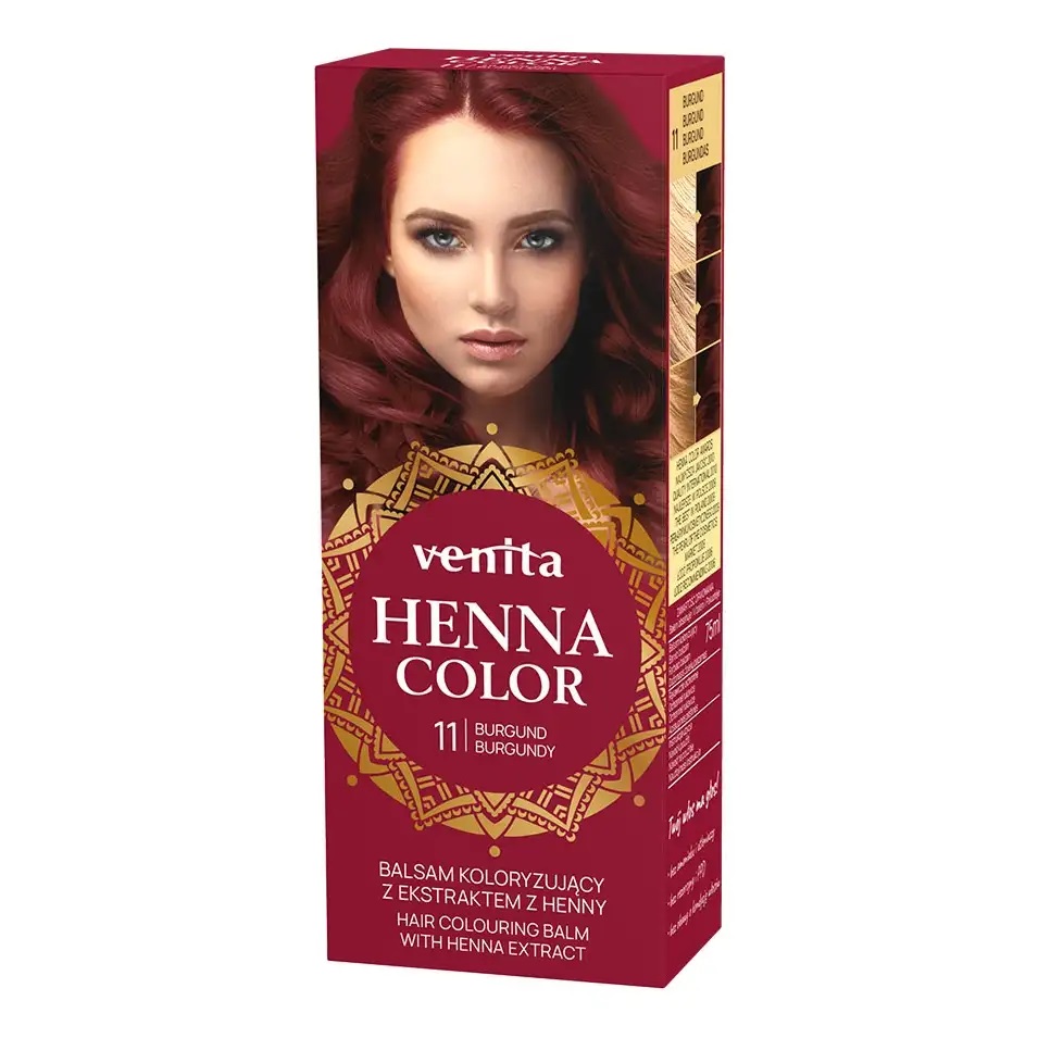 Henna Color Balsam Koloryzujący do Włosów z Ekstraktem z Henny 11 Burgund
