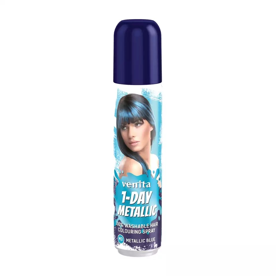 1-Day Metallic Spray Koloryzujący do Włosów M3 Metallic Blue