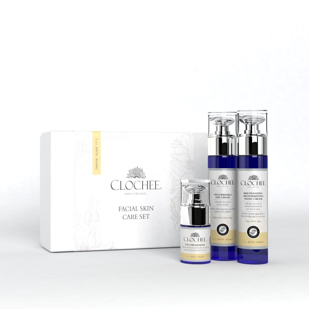 Anti-Aging Zestaw Kosmetyków do Pielęgnacji Twarzy
