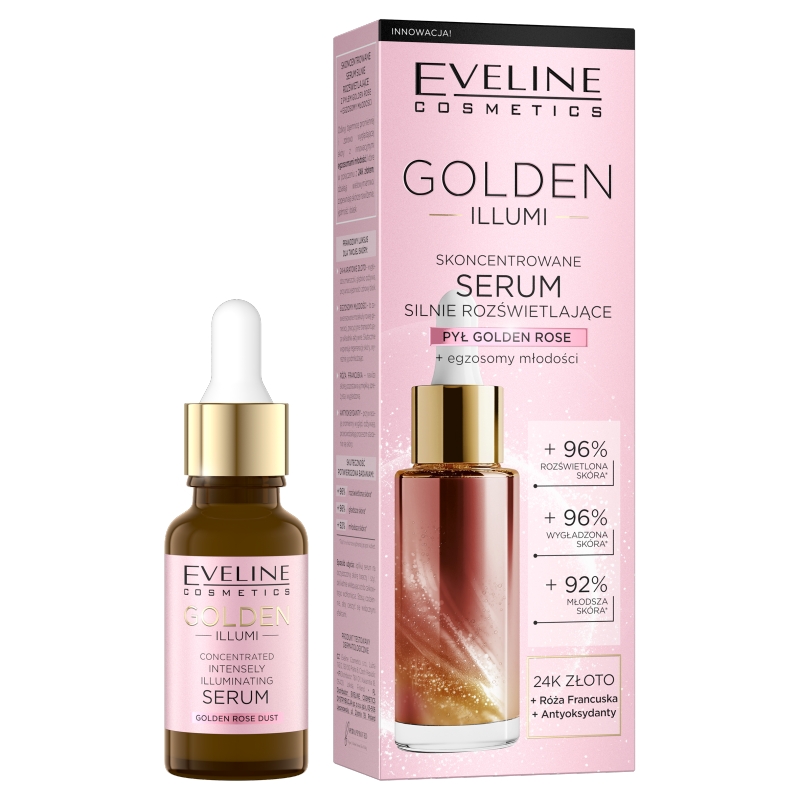 Eveline Golden Illumi Skoncentrowane Serum Silnie Rozświetlające