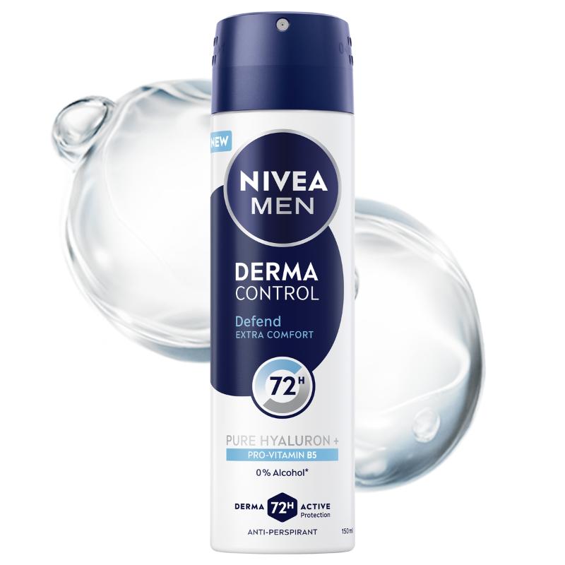 MEN Derma Control Antiperspirant Deo Spray Defend